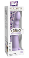 Dillio Slim Seven - tapadótalpas makkos stimuláló dildó (20 cm) - lila kép