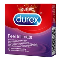 Durex Feel Intimate - vékonyfalú óvszer (3 db) kép