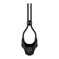 Nexus Forge - állítható, akkus vibrációs lasszó péniszgyűrű (fekete) kép