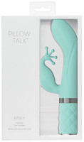 Pillow Talk Kinky - akkus, két morotos G-pont vibrátor (türkiz) kép