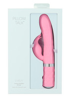 Pillow Talk Lively - akkus, csiklókaros vibrátor (pink) kép