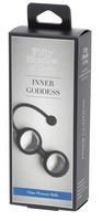 A szürke ötven árnyalata Inner Goddess Glass - gésagolyó duó (áttetsző-fekete) kép