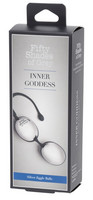 A szürke ötven árnyalata Inner Goddess Silver - gésagolyó duó (fekete-ezüst) kép