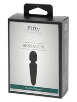 A szürke ötven árnyalata - Sensation Wand mini masszírozó vibrátor (fekete) kép