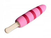 Cocksicle Ticklin - jégkrém nyalóka, akkus vibrátor (pink) kép