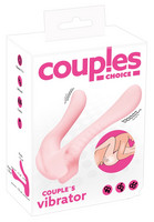 Couples Choice - akkus, kétmotoros párvibrátor (halvány rózsaszín) kép