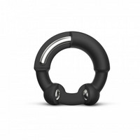Dorcel Stronger Ring - fém betétes péniszgyűrű (fekete) kép