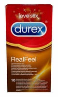 Durex Real Feel - latexmentes óvszer (10 db) kép