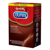 Durex Real Feel - latexmentes óvszer (16 db) kép