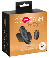 GoGasm Panty - akkus, rádiós csiklóvibrátor (fekete) kép