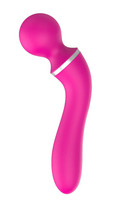 Lonely - 2in1 cserélhető fejes masszírozó és G-pont vibrátor (pink) kép