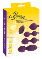 SMILE 4-Piece Exercise Set - gésagolyó szett (lila) kép