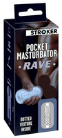 STROKER Rave - műpopsi maszturbátor (áttetsző) kép
