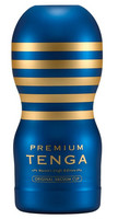 TENGA Premium Original - eldobható maszturbátor (kék) kép