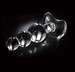Icicles No. 47 - tripla gyöngyös, üveg anál dildó (áttetsző) kép