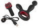 Massager - akkus, rádiós, forgó, melegítős prosztata vibrátor (fekete) kép
