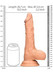 RealRock Dong 10 - élethű, herés dildó (25 cm) - natúr kép