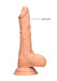 RealRock Dong 9 - élethű, herés dildó (23 cm) - natúr kép
