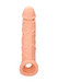 RealRock Penis Sleeve 8 - péniszköpeny (21 cm) - natúr kép
