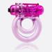 Screaming DubleO 6 - vibráló pénisz- és heregyűrű (lila) kép