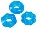 You2Toys Stretchy - szilikon péniszgyűrű trió (kék) kép