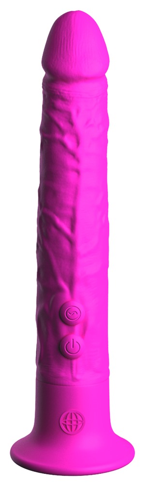 Classix - vízálló, péniszes, tapadótalpas vibrátor (pink) kép