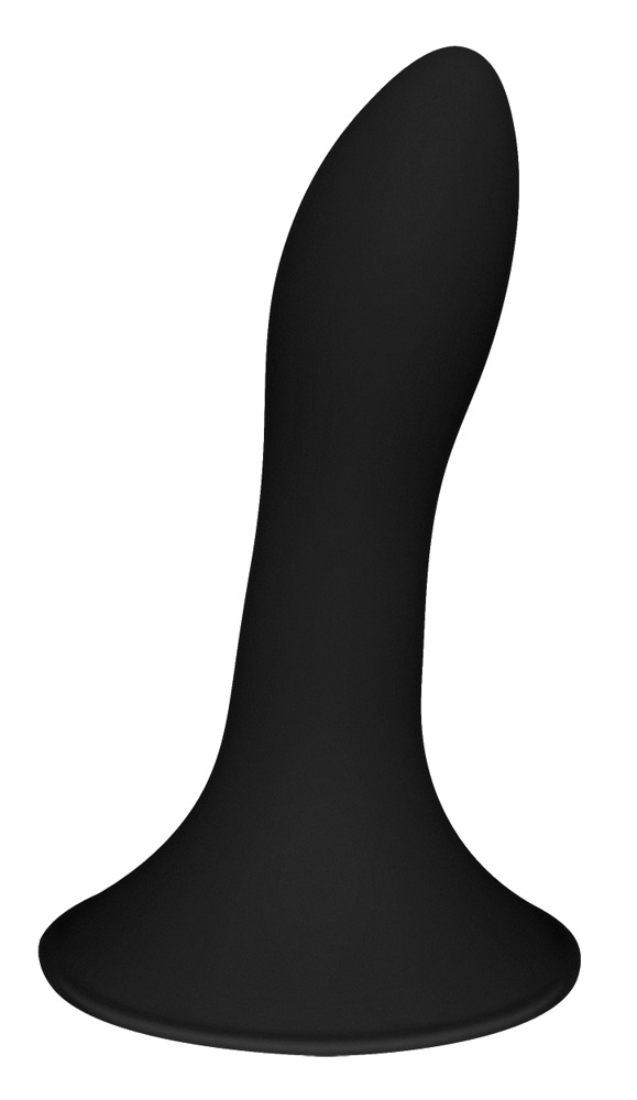 Hitsens 5 - alakítható, tapadótalpas anál dildó (fekete) kép