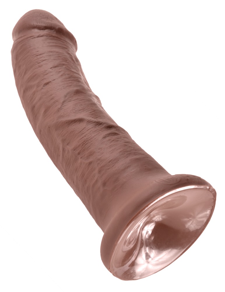 King Cock 8 dildó (20 cm) - barna kép