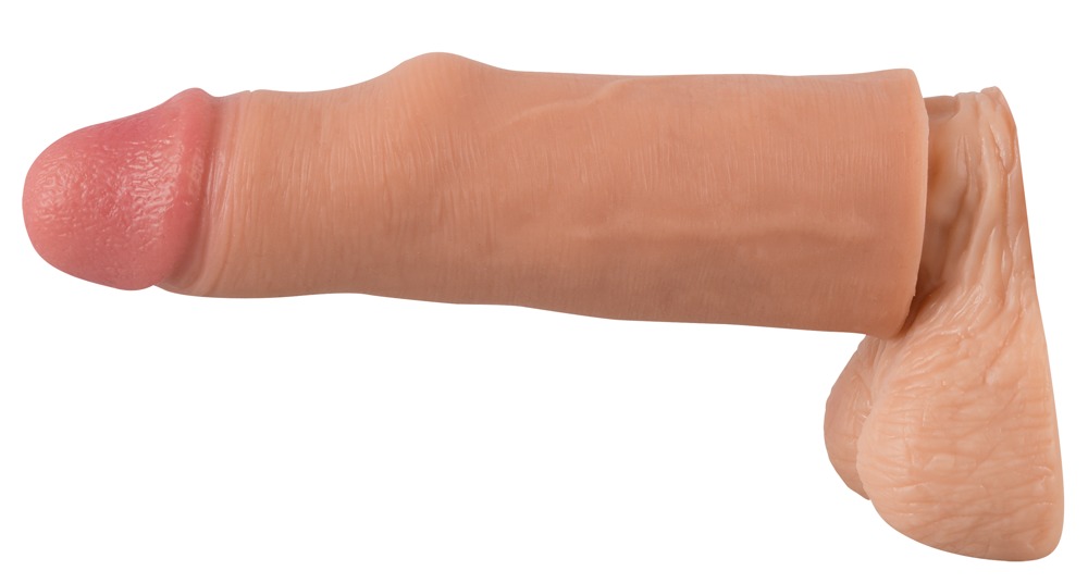 realistixxx - hosszabbító péniszköpeny - 16,5 cm (natúr) kép